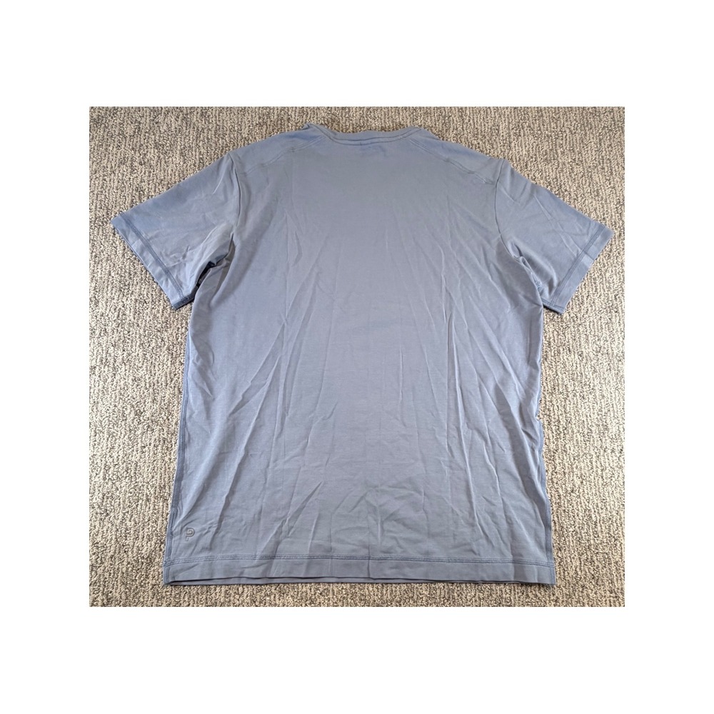 NWT Public Rec Go To Performance Vee Men XL Blue V-Neck Pima Cotton T-Shirt - Picture 6 of 9